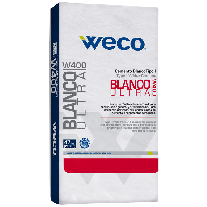 Cemento Blanco Ultra Tipo l W-400 Weco 47 lb.