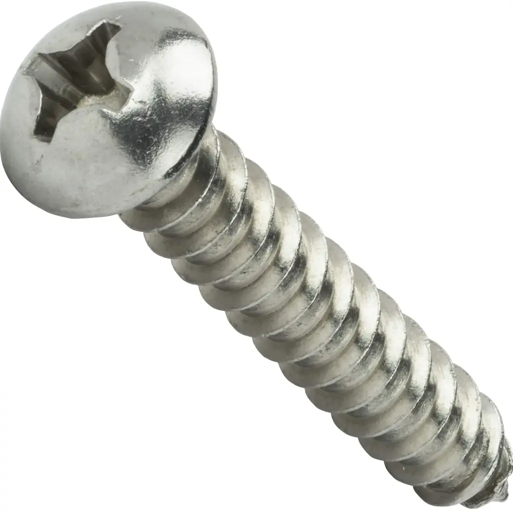 Torn Rosca Lata Round Head #6 x 2"