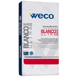 [11161] Cemento Blanco Ultra Tipo l W-400 Weco 47 lb.