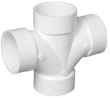 [12915] (3'') Cruz PVC Sanitaria