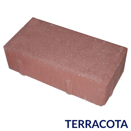 [12877] (4" x 8") Bloque Sanjuanero Terracota